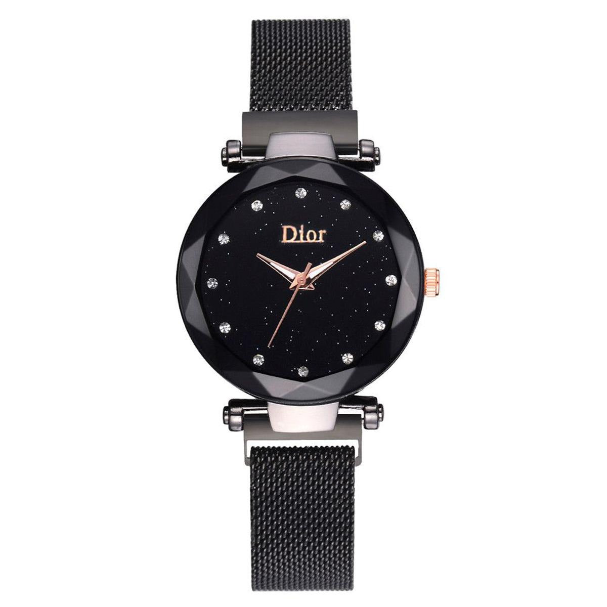 Graceful Glimmer Magnetic Wrist Watch