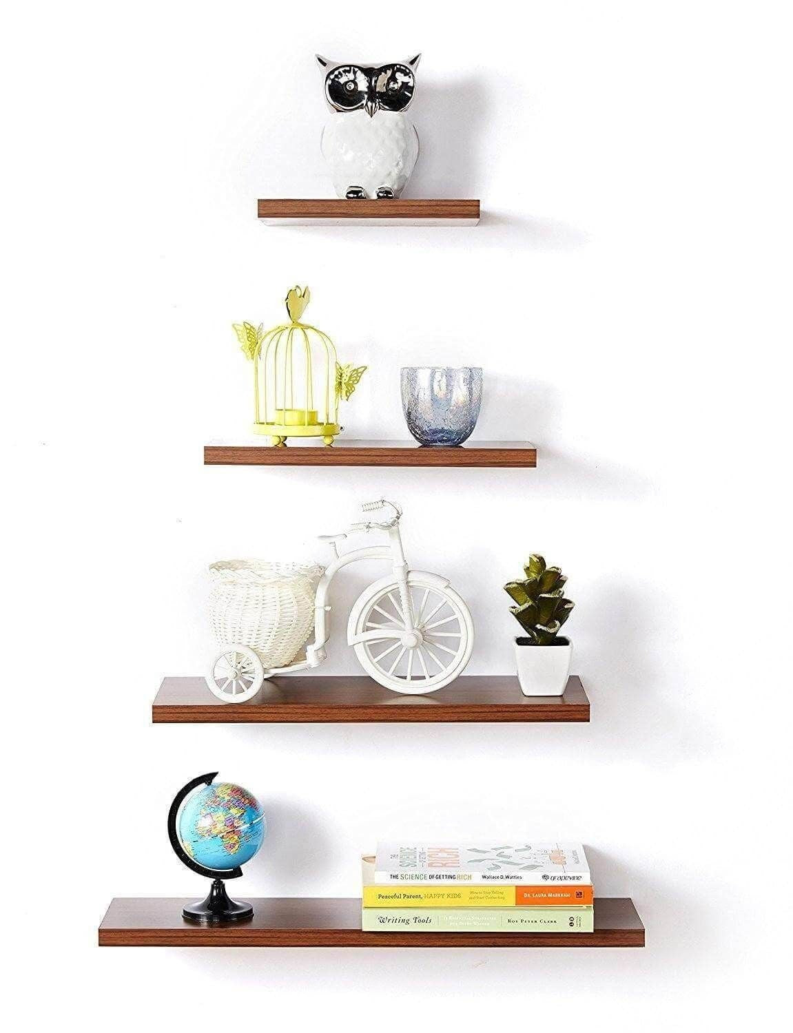 set of 4 Wall mounted folting shelves wall decoration