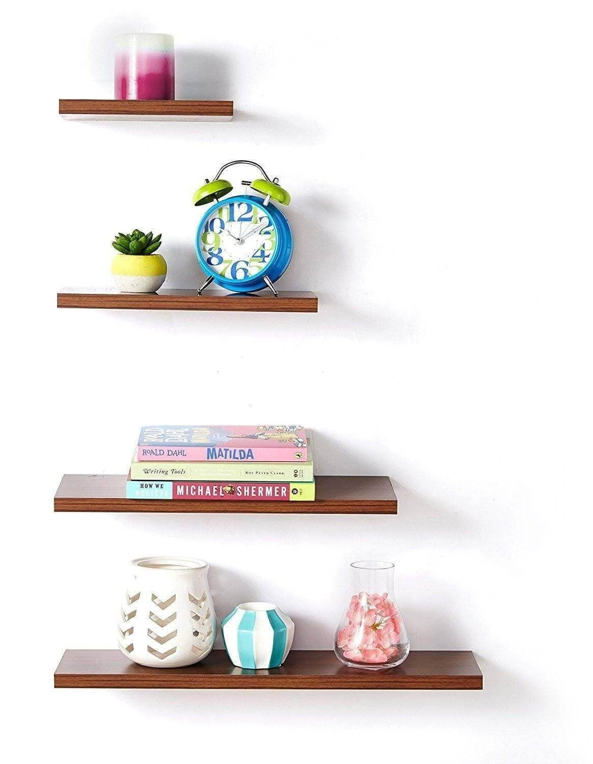 set of 4 Wall mounted folting shelves wall decoration