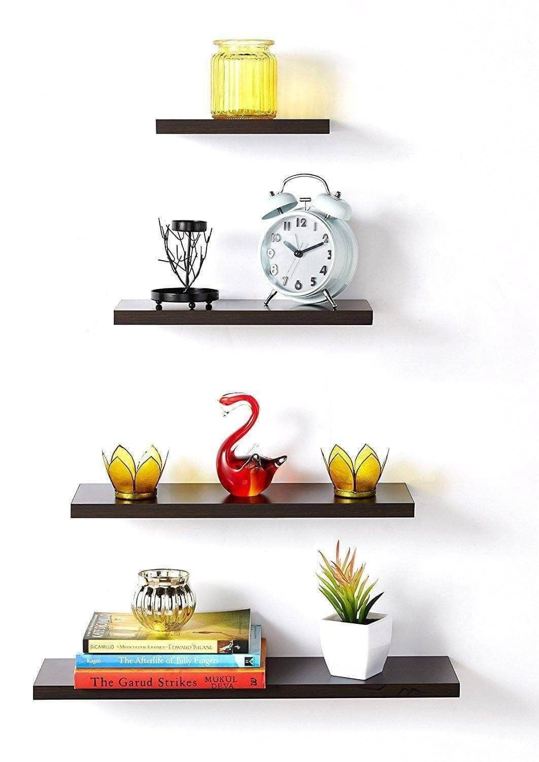set of 4 Wall mounted folting shelves wall decoration