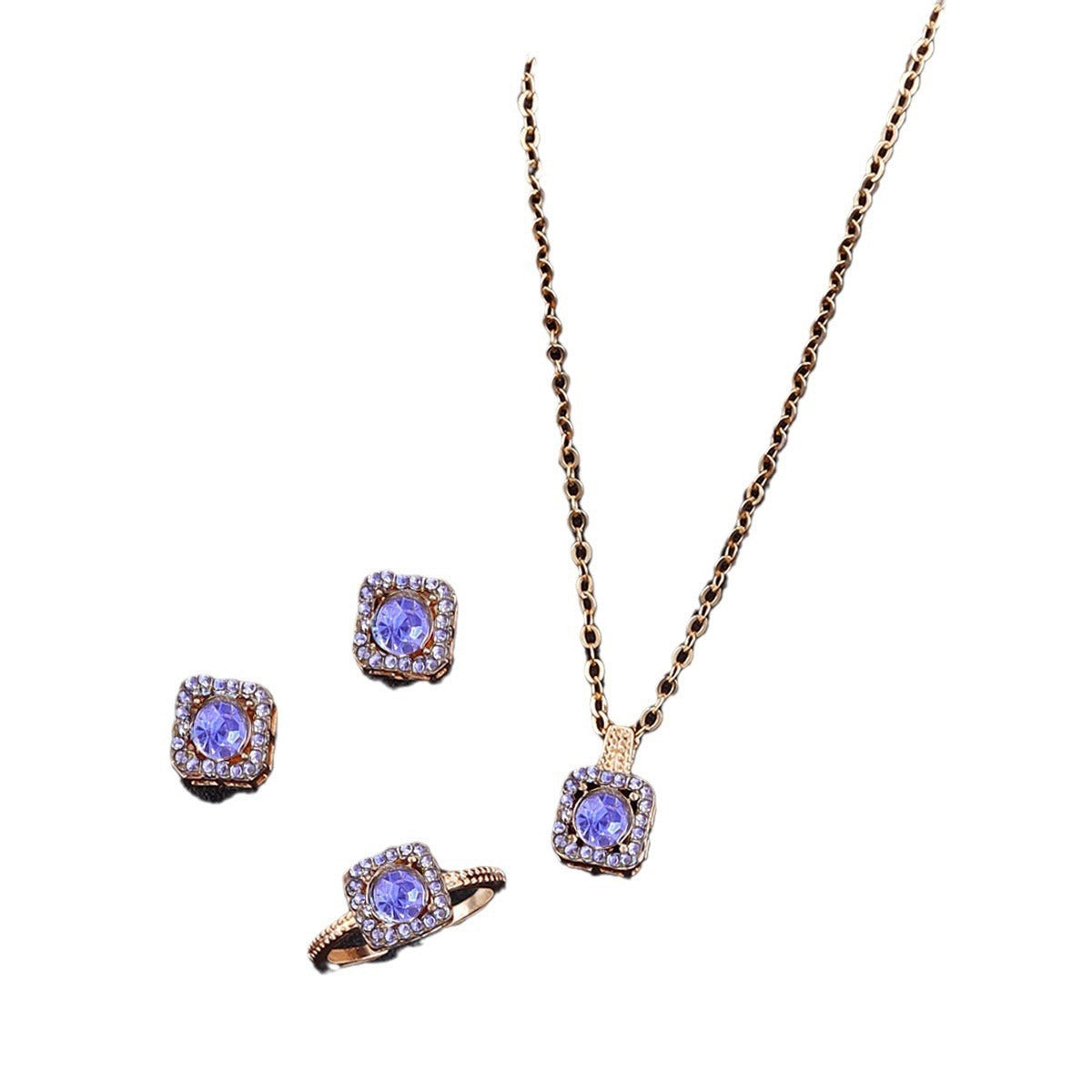 1PC Luxury Cube Jewelry Set