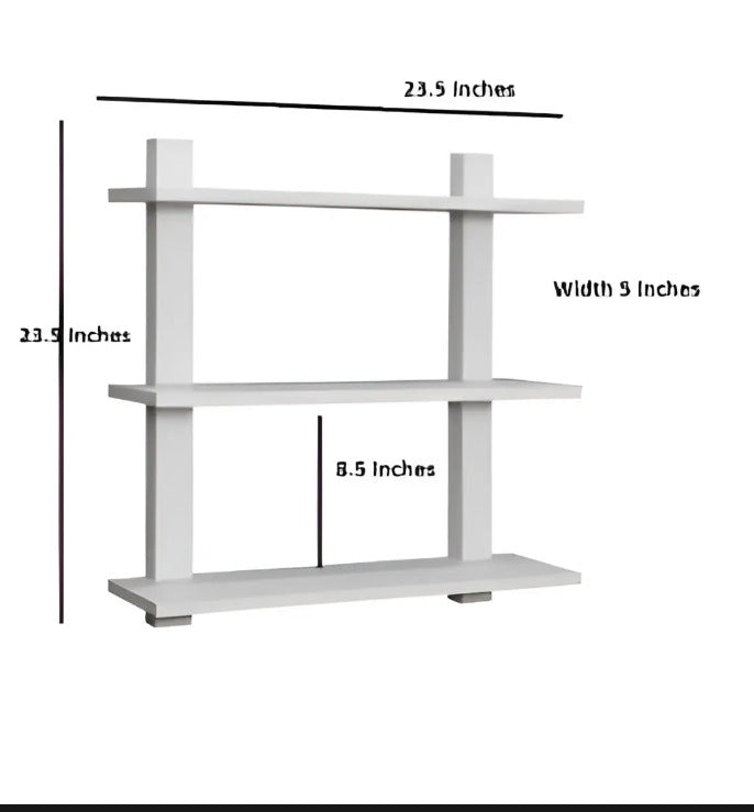 3 Tier wall mounted rack storage rack