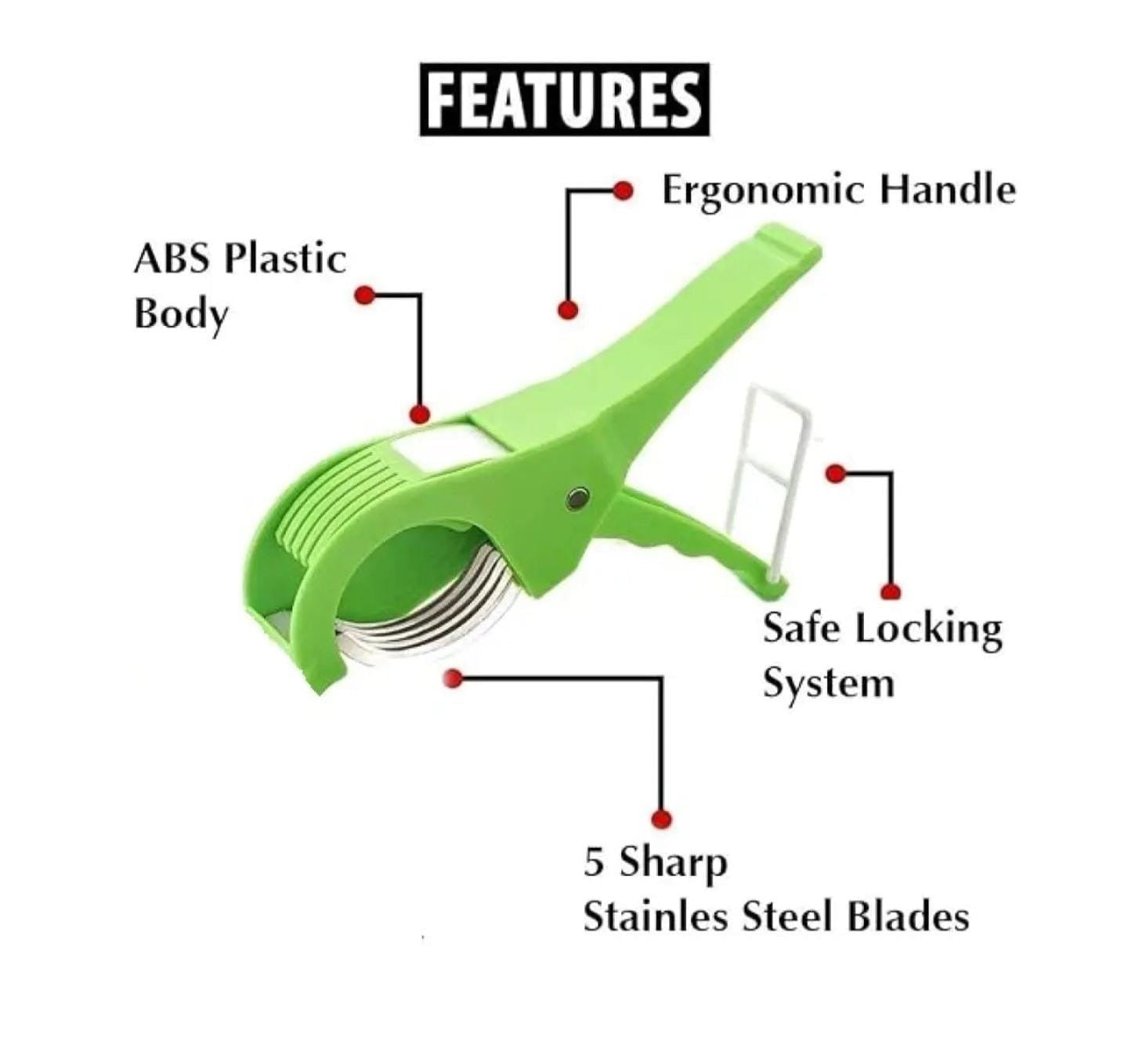 Multi Vegetable Cutter 5 Blade Vegetable & Fruits Cutter