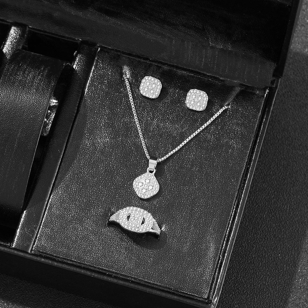 1PC Luxury Cube Jewelry Set