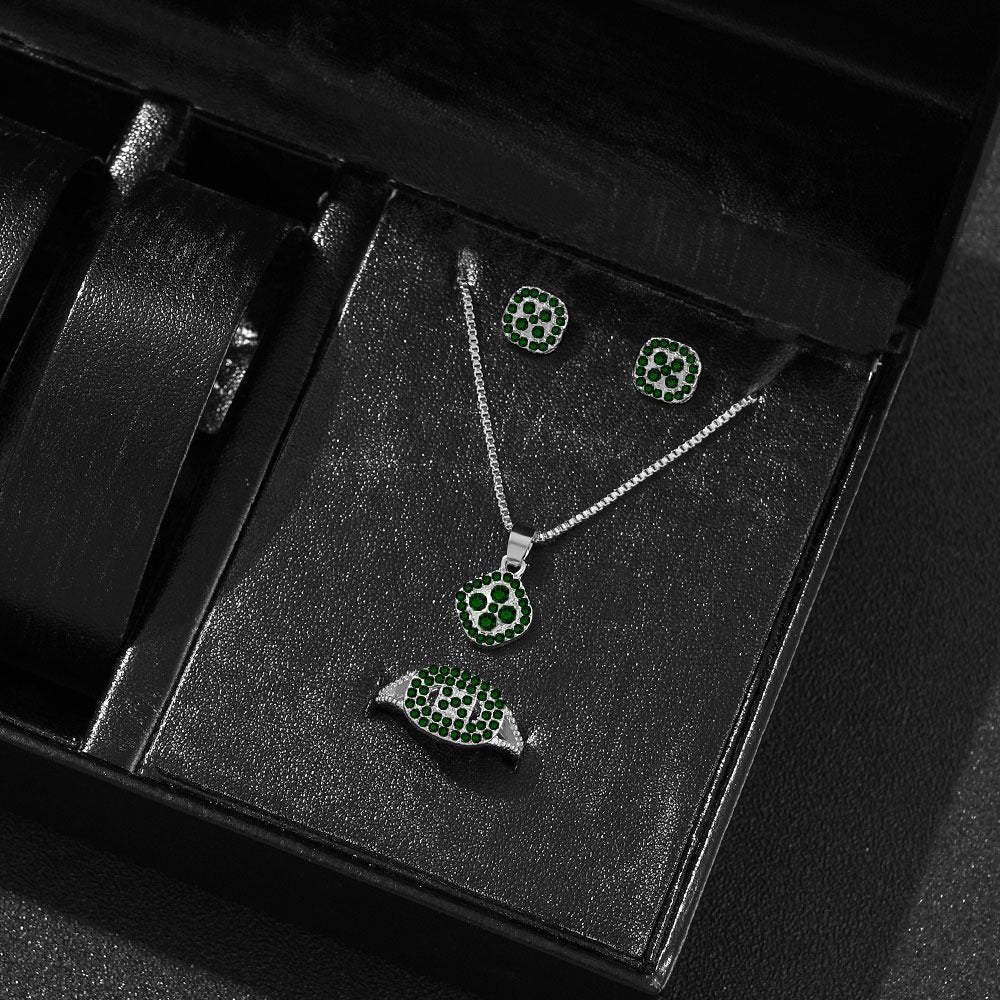 1PC Luxury Cube Jewelry Set