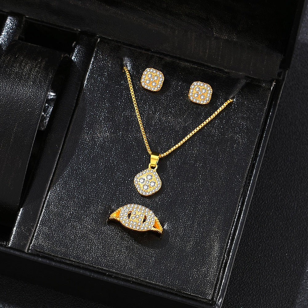 1PC Luxury Cube Jewelry Set