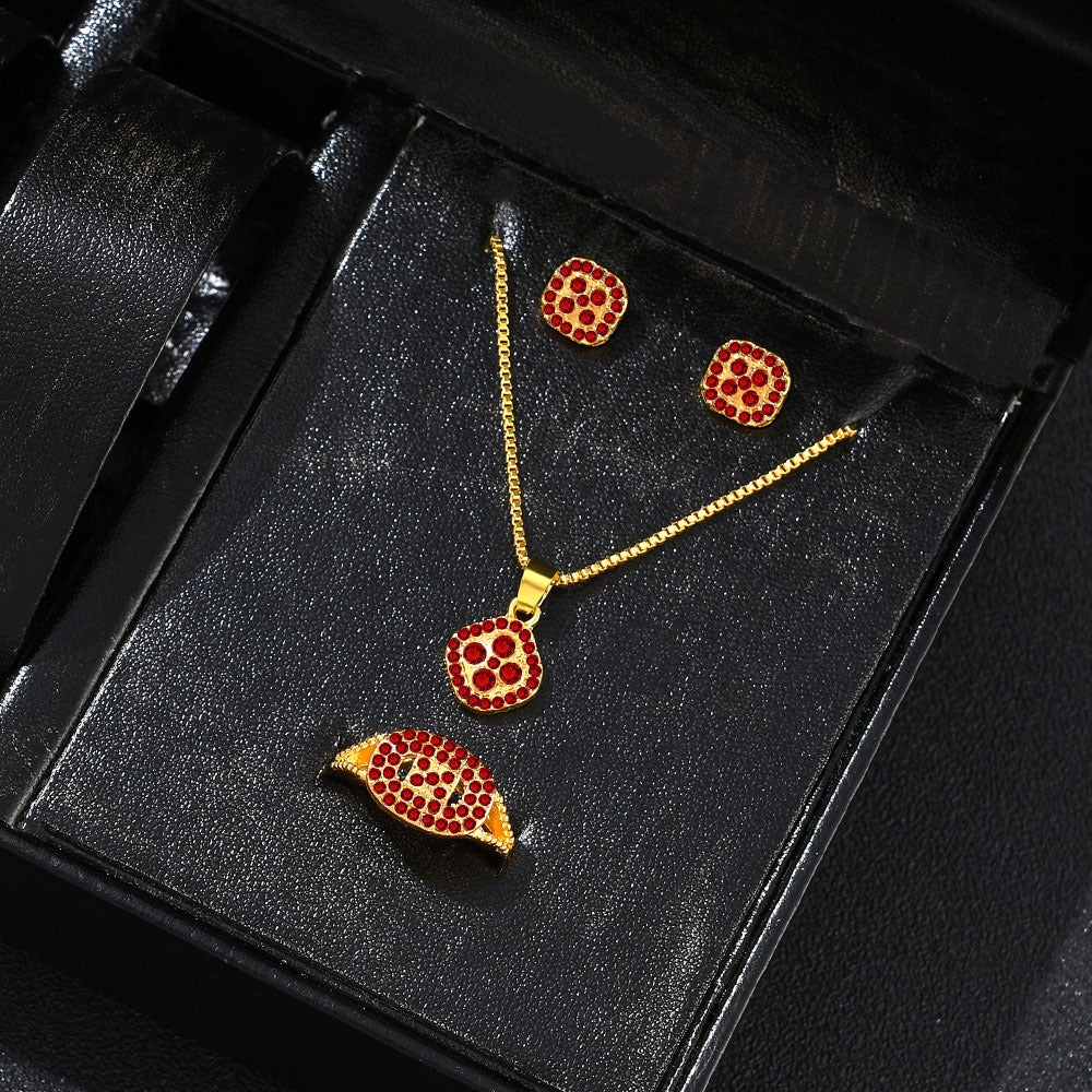 1PC Luxury Cube Jewelry Set