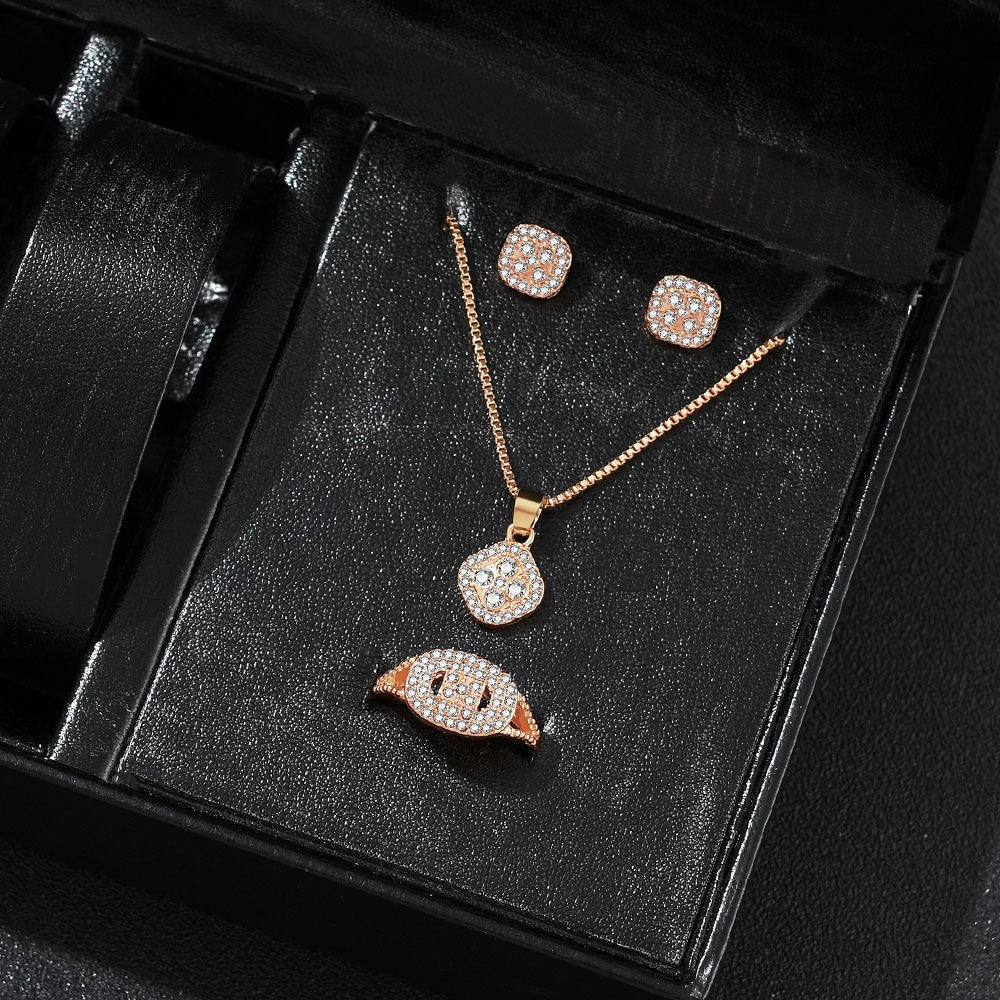 1PC Luxury Cube Jewelry Set