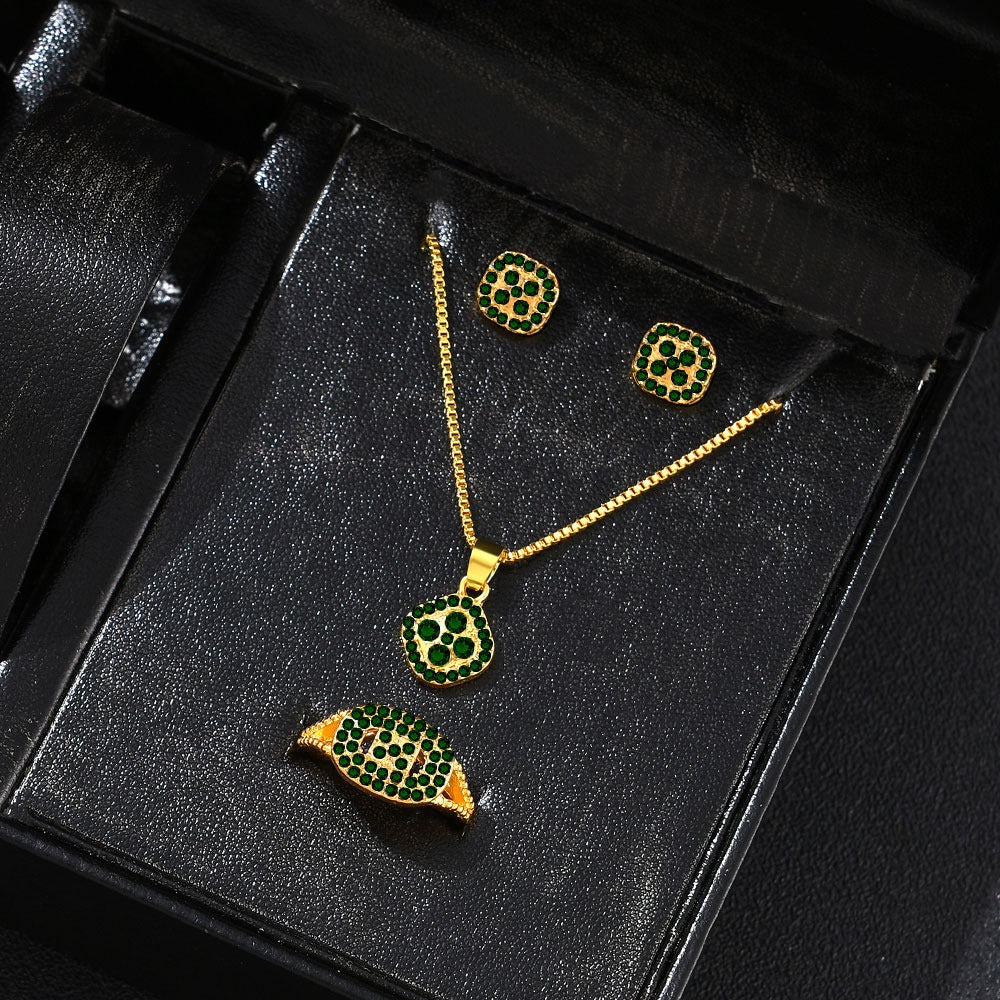 1PC Luxury Cube Jewelry Set