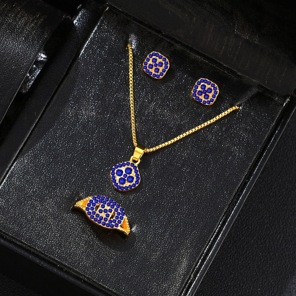 1PC Luxury Cube Jewelry Set