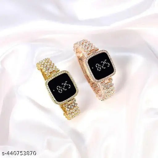 Luxury Watch Full Diamond Touch Screen