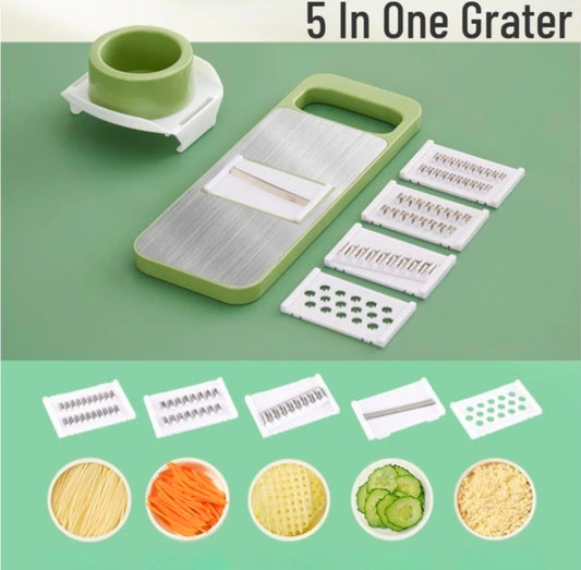 5-in-1 Stainless Steel Vegetable Cutter