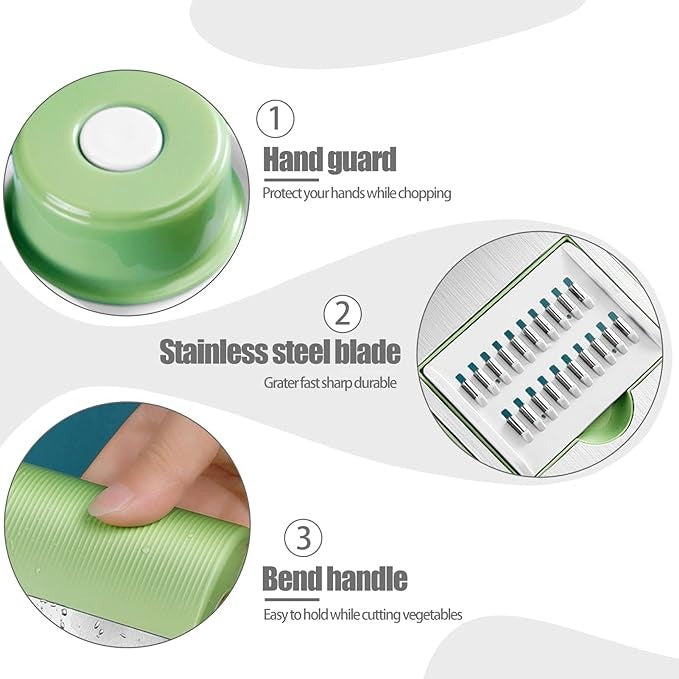 5-in-1 Stainless Steel Vegetable Cutter