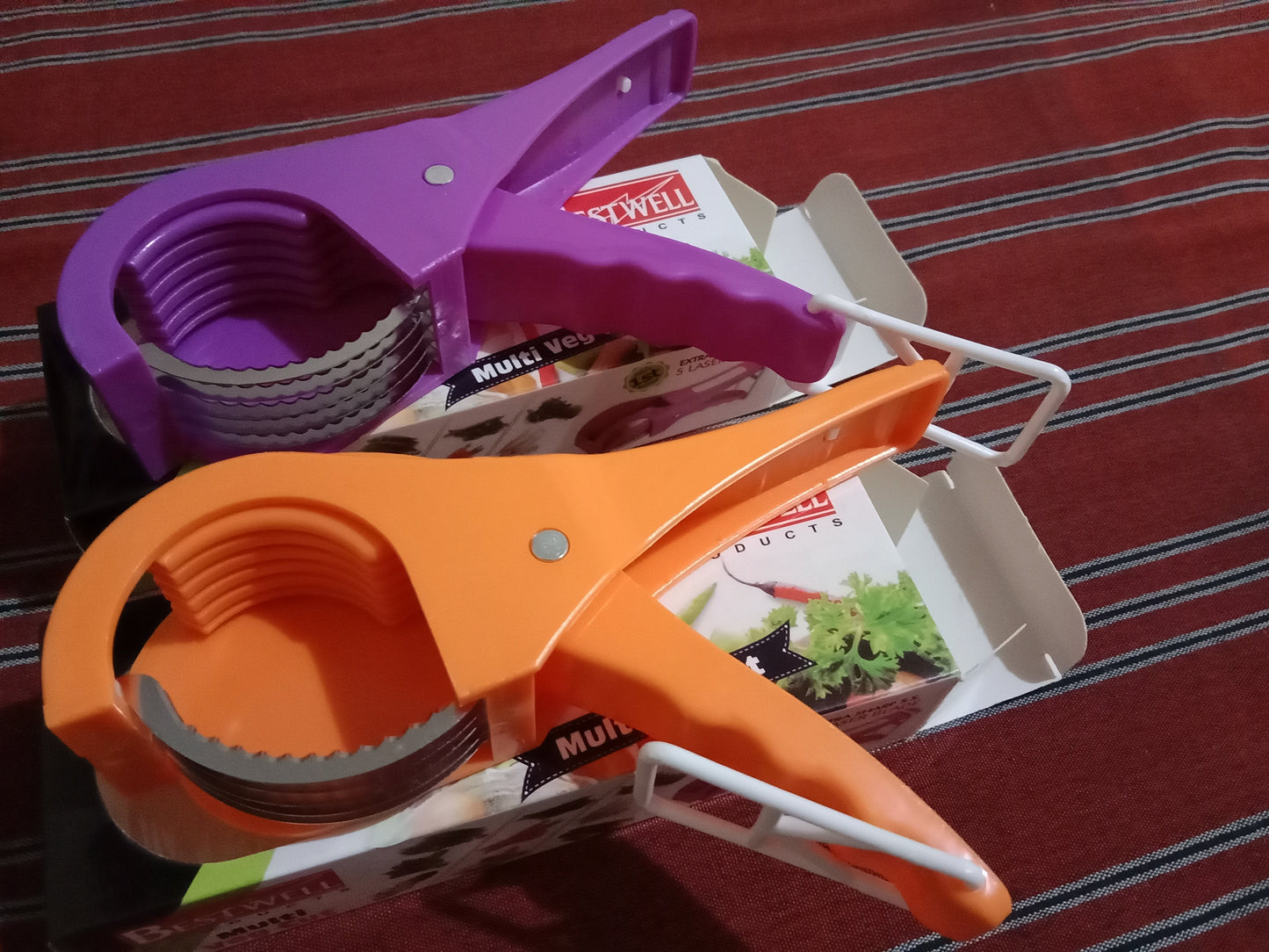 Multi Vegetable Cutter 5 Blade Vegetable & Fruits Cutter