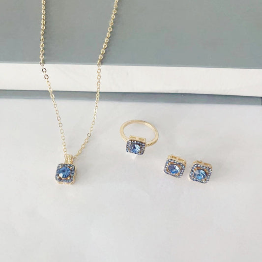 1PC Luxury Cube Jewelry Set