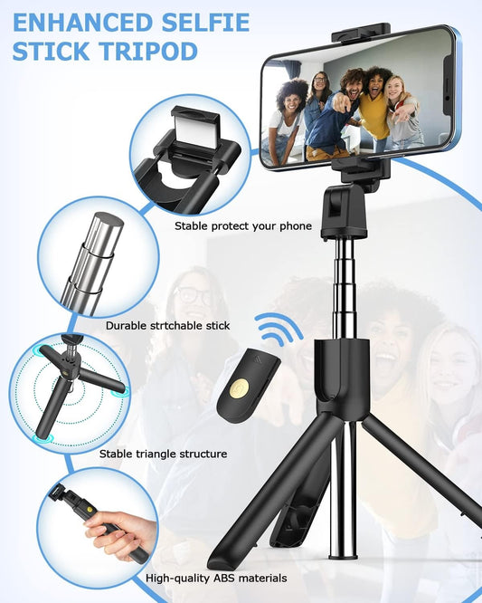 Tripod Selfie Stick for Mobile Phone